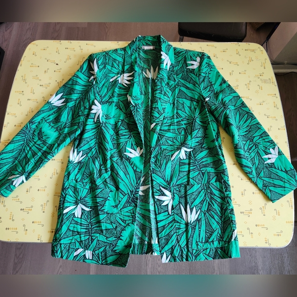 Vintage 80's-90's printed White Stag Blazer - Picture 1 of 10